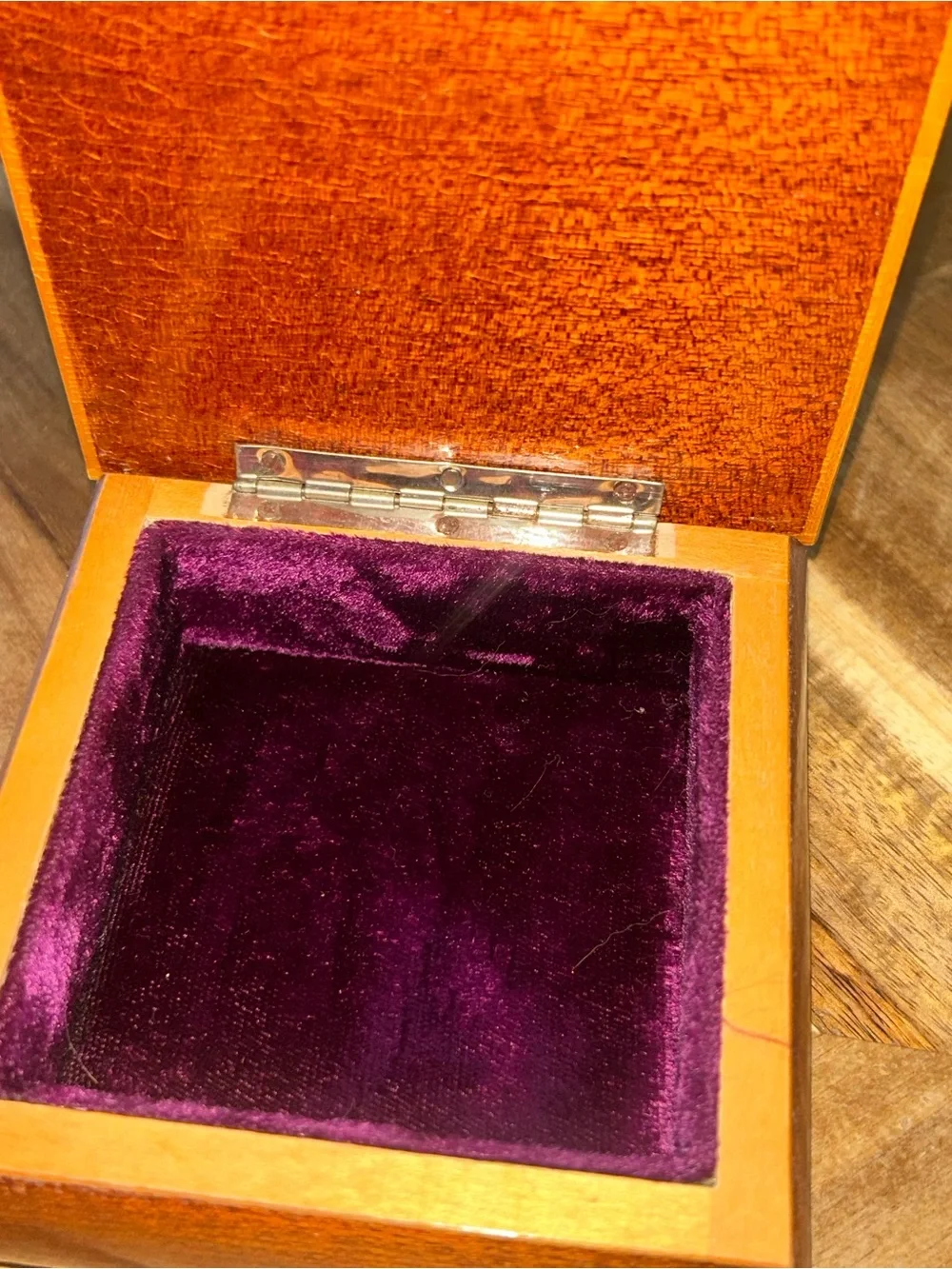 jewelry box vintage wooden